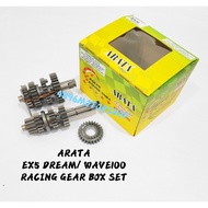 ARATA HONDA EX5 DREAM WAVE100 CLASS 1 CT100 KRISS E BONUS RACING GEARBOX GEAR COMP FULL COMPLETE SET