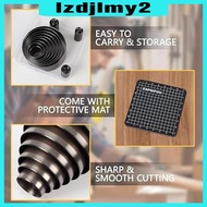 [Lzdjlmy2] 9 Pieces Leather Circle Cutter Tool Set,Round Leather Cutting Dies,with Storage
