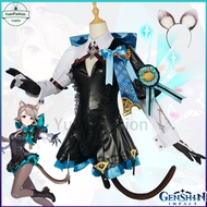Genshin Impact Lynette Costume - Ready Stock | Ideal for Cosplay & Halloween