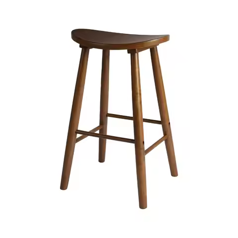 Nora 30 inches Backless Bar Stool for Kitchen Counter, Bar Area, or High Dining Spaces, Saddle Seat 