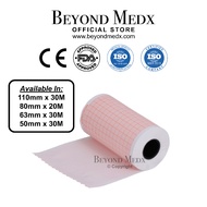 Beyond Medx ECG Paper 80mm x 20M / 80mm x 30M / 63mm x 30M / 50mm x 30M for ECG Machine