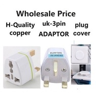 wholesale  UK 3Pin Plug Travel Adaptor 3 Pin Universal  HK US SG Power Adapter Cover Baby Child Safe