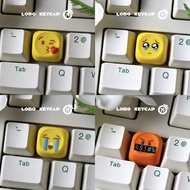 Emoji 3D Keycap MX Switch Creative Personailzed Cute Yellow Round Mechanical Resin Keycaps ESC DIY S