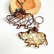 Wire lover 情鋁藝術工作室 (山豬鑰匙圈)