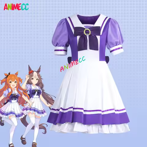 ANIMECC IN STOCK Mejiro McQueen Toukai Teiou Gold Ship Cosplay Costume Uma Musume School Uniform Plu