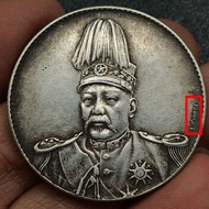 Rare Signature Version High Hat Flying Dragon Silver Yuan Hong Xian Era Yuan Shikai One Yuan Silver 