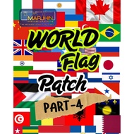 FLAG World Country Patch Iron on Velcro patches customized patch other countries flag- PART 4
