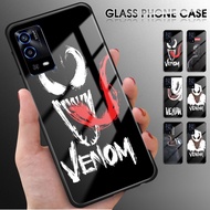 For OPPO A55 4G A95 A94 A74 A54 A54S Reno 5F Marvel Venom Soft Silicone Edge Hard Case Shockproof Te