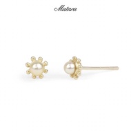 Matara Studio: Classic - Akoya Go Gold Earrings ต่างหูทอง9K มุกอโกย่า