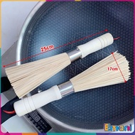 Em Bamboo Wok Brush Cleaning Brush Wooden Handle for Cleaning Dishes, Cast Iron Pots, Pans