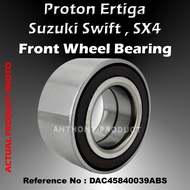 Proton Ertiga, Suzuki Swift, Suzuki SX4  Front Wheel Bearing (1 Piece)