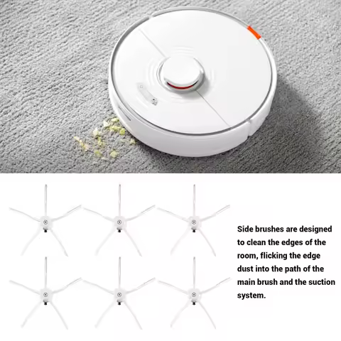 Side Brush For Xiaomi Roborock S7 S7 Max S7 Maxv T7S T7S Plus S6 S5 MAX S50 S55 E35 E2 Robot Vacuum 
