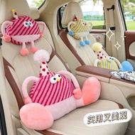Cute Automotive Waist Cushion Cartoon Creative Monster Car Pillow Comfortable Automotive Headrest Ne