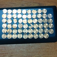 Malaysia Parliament 1 Cent 1980s ( x 58 )