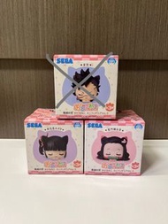 日版SEGA 鬼滅之刃 貓貓趴趴公仔 figure