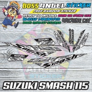 Suzuki Smash 115 Flame Decals