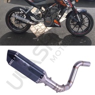 DUKE 125 DUKE200 DUKE390 DUKE250 Motorcycle Exhaust full system middle pipe Muffler for KTM DUKE 200