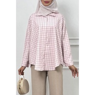 JULI Premium Iron-less Printed Overlap Blouse