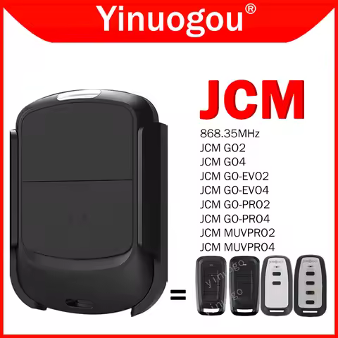 JCM GO GO2 GO4 GO-EVO2 GO-EVO4 GO-PRO2 GO-PRO4 MUVPRO2 MUVPRO4 Garage Door Remote Control Duplicator