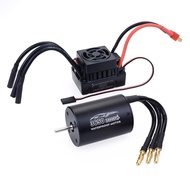 RC Brushless Motor ESC Combo: 3650 3900KV Brushless Motor and 60A ESC Combo Set Waterproof for 1/10 