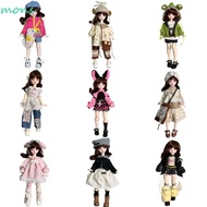 MONS 30cm Doll Clothes, 30cm Size 6 Points Joint BJD Doll, Baby Doll Set Princess Skirt Cotton Mater