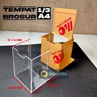 Brochure holder 1/3 A4 flyer holder acrylic desk business card cashier cafe