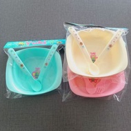 YUKI-Bowl/ Plate+Baby Cutlery 1 SET