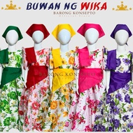Filipiniana MC BALINTAWAK FLORAL - Buwan ng Wika Costume