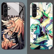Gachiakuta 09 Glass Phone Case For Samsung Galaxy A55 A54 A35 A36 A14 A53 A15 A34 A25 A06 A05 A05S A