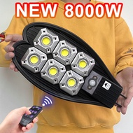 Newest 8000W Solar Led Light Outdoor 300COB Garden Light Waterproof Solar Lamps Remote Control Stree
