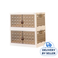 Citylife 100L Foldable Storage Cabinet (S.Grey 1Pcs)
