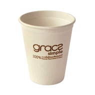 GRACZ แก้วกระดาษ 260 ml. รุ่น L051 (แพ็ก 50 ชิ้น) (เกรซ ซิมเปิล) แก้วน้ำ แก้วเครื่องดื่มร้อน เข้าไมโ
