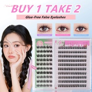 Glue-free False Eyelashes Thick Curl BQI eyelash extensions KUESICR