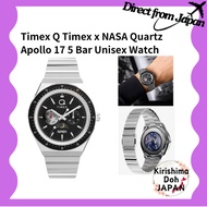Timex Q Timex x NASA Quartz Analog Apollo 17 50m Water Resistant Stainless Steel Unisex Watch TW2Y56