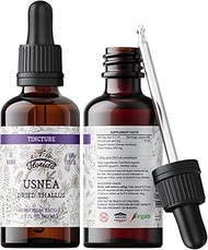 Usnea Tincture Alcohol Free, Organic Usnea Extract (Usnea barbata) Dried Thallus Herbal Supplement, 