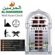 Al- Harameen Mosque Pray Muslim Wall Table Digital Azan Clock Jam Dinding Included Adapter