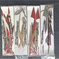 [BYKER OI] Complete set of FUTURE X stamps, FUTURE X motorcycle stickers