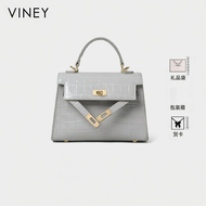 VINEY | กระเป๋าถือหนังแท้ Viney กระเป๋าสะพายข้างผู้หญิงแบบลำลองพร้อมหูด้านหลังสไตล์ใหม่ปี 2026 กระเป