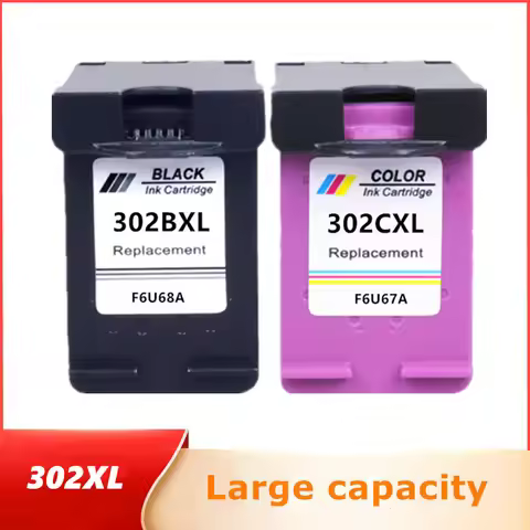Compatible 302XL Replacement for HP 302 for HP302 XL Ink Cartridge for Deskjet 1110 1111 1112 2130 2