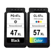 Canon pg 47xl cl 57xl ink pg47xl cl57xl refillable ink Cartridge compatible for E400/E410/E460