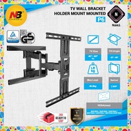 [New Design]North Bayou NB P6 (SIMILIAR 767-L600,757-L400) 45 to 75 Inch TV Wall Bracket Mount Double Extendable Arm