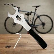 Perfeclan SiaBiced Bike Bottom Bracket Wrench Black Coated Grip Multi-Opening Bottom Bracket Wrench 