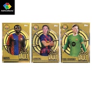 Topps Collector Tin Fc Barcelona 2025 - Samuel Eto o Aitana Bonmati Ter Stegen Gold Vault Limited Ed