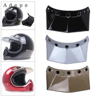[Adepe] Vintage Style Open Face Helmet Visor Peak 5-Snap Replacement UV rays protection