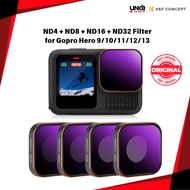 K&F Concept Filter ND Gopro Hero 9/10/11/12/13 Action Camera Filter ND4 + ND8 + ND16 + ND32