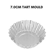 7cm Acuan Tart Kek Egg Tart Aluminum Kelas Hard Shell Cupcake Cookie Mold Lined Mould Baking Bakewar