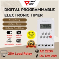 KG316T-II AC Timer/DC Timer 220V/12V Digital Programmable Electronic Timer Switch Digital Timer Electric Fence