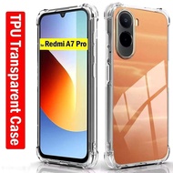 Xiaomi Redmi a7 pro/POCO C85x/Redmi 15A 5g Shockproof Clear Tpu Case Camera Cover a7 pro/Xiaomi a7 p