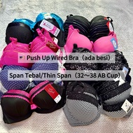 🇲🇾 Ready Stock Wired Bra（ada besi）（Thin Span/Span Tebal） Baju Dalam Wanita Berwayar Bra有钢圈