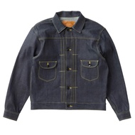 [G & F Co] Lot 614 Tannin Cargo Jacket Washed Denim Shirt Fixed Fan